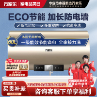 万家乐 60升3000W速热电热水器ECO节能保温双重防电安心洗澡6倍增容高温杀菌一级能效D60-FY2