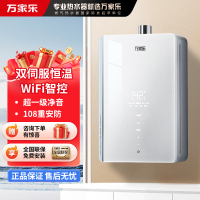 万家乐 16升燃气热水器J6H1 双芯伺服恒温 UV杀菌净水 一级净音下置风机密闭稳燃玻璃面板