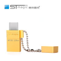 赛帝曼克U盘 T35手机电脑两用Type-C接口USB3.1金属车载创意优盘32G