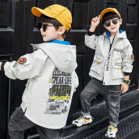 乌鹿童装男童外套春秋款2020年新款洋气春装儿童风衣中大童百搭潮衣