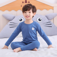 乌鹿2021年0-8岁男女童时尚潮款德绒材质男女童家居服套装打底套装