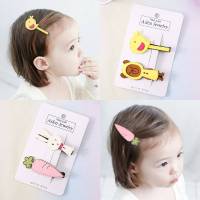 乌鹿韩国萝卜发夹可爱童趣萌系边夹女宝宝发饰卖萌小女孩发卡夹子
