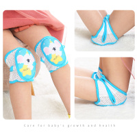 乌鹿加大加宽宝宝护膝防摔 婴儿夏季学步爬行儿童护膝运动护套脚套