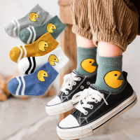 乌鹿【5双装】儿童袜子秋冬中筒袜男童女童地板袜卡通童袜宝宝袜子春秋