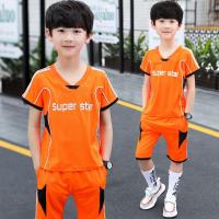 乌鹿童装男儿童套装2020夏季新款中大童韩版世界杯儿童装足球服3-8-15岁服短袖两件套潮