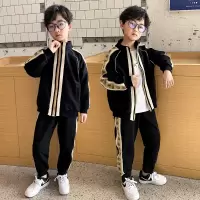 乌鹿童装男童春装套装2021新款休闲两件套儿童中大童春秋款洋气小男孩帅气4-15岁运动衣服潮流
