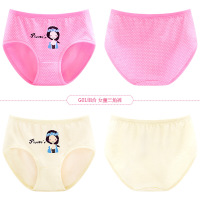 乌鹿儿童内裤5纯棉6中童大童8小学生9女孩11女童7三角裤4至12岁小孩10