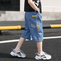 乌鹿童装男童牛仔短裤夏装2021年新款帅洋气儿童短裤中大童男孩夏季裤子