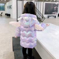 乌鹿童装女童羽绒服冬装2021新款时尚独角兽儿童羽绒服洋气可爱小女孩冬季保暖上衣潮