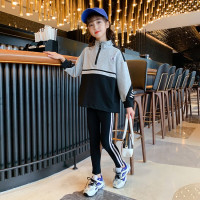 乌鹿童装女童套装春秋童装两件套儿童套装儿童休闲运动套装中大童女孩春秋外套裤子