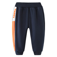 乌鹿童装男童加绒运动裤2021冬季新款儿童保暖休闲拉绒长裤子宝宝棉裤