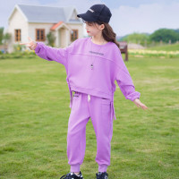 乌鹿童装女童春秋季套装2022新款儿童洋气网红春秋装中大童洋气苹果套装潮