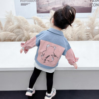 乌鹿童装女宝宝牛仔外套春秋韩版2022年新款儿童洋气潮童装衣服女宝宝春装