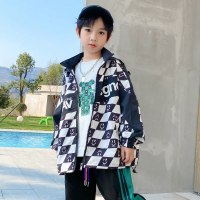 乌鹿儿童装男童春装外套2022年新款中大童春秋男孩洋气炸街春季风衣潮