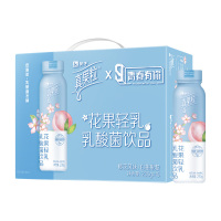 蒙牛 真果粒花果轻乳乳酸菌饮品(樱花白桃味)230g*10瓶 (新老包装,随机发货)