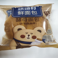 烘焙村酵母面包(牛奶蛋羹味)75g