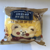 烘焙村红豆菠萝面包90g