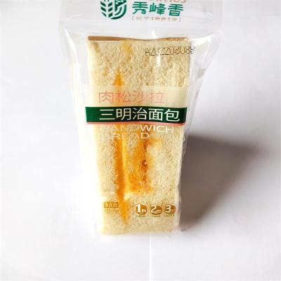秀峰香三明治面包(肉松沙拉)65g