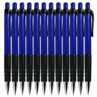 得力6505圆珠笔0.7mm 12支