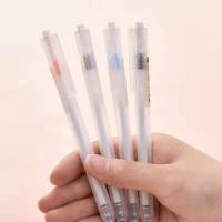 得力A115按动中性笔0.38mm全针管(黑)