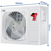 海尔中央空调 智尊+RFC140MXSAVB(F)单风扇一拖四套餐