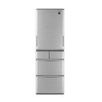 夏普(SHARP)412升 左右开任意门冰箱 变频 风冷无霜 PCI净离子群 SJ-SA41W-S 银色