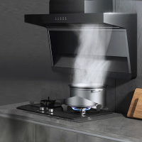 松下(Panasonic)侧吸式抽油烟机 燃气灶具烟灶套装 18风量大吸力静压排烟 一级能效F620SD1+C27MGB