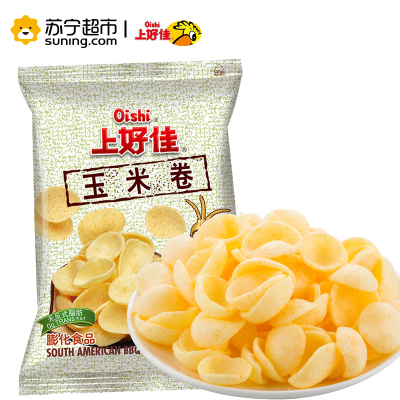 上好佳 玉米卷 南美烧烤风味 膨化食品 80g