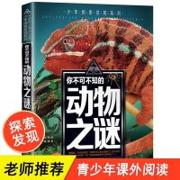 少年探索发现系列 中国少年儿童百科全书全套四册 世界未解之谜大 动物之谜