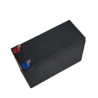 工厂直销电动喷雾器款12V7a/12V8a电瓶壳装18650锂电池盒塑胶外壳 黑色(打胶)