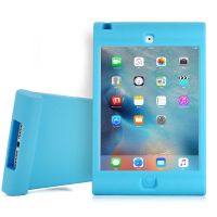 2018新款ipad保护套苹果Air儿童10.2防摔硅胶套平板电脑Mini4/3/2 蓝色[经典款] iPad2/3/4