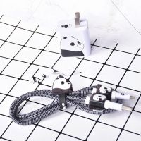 华为nova8 Pro se数据线保护套荣耀50 V40充电器缠绕线绳play5 mate40Pro/Pro+ 裸熊贴纸