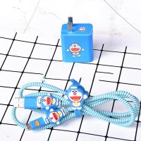 vivo iQOO5 pro数据线保护套 iQOO7 120W手机充电器缠绕线绳 vivoiqoo5 pro 机器猫贴纸