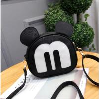 可爱女童包包斜跨包公主儿童包包公主斜挎包单肩包韩国手机零钱包 黑