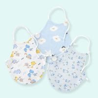 宝宝肚兜春夏季薄款婴幼儿护腹围新生儿童护肚子婴儿护肚保暖脐兜 3条装圆形肚兜蓝棉花(超薄) S码(建议0-4个月) 咨询