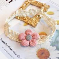 宝宝囟门发带儿童皇冠头饰周岁婴儿蝴蝶结头饰可爱公主婴幼儿头套 单色花-单条纸卡装 适合0-6岁宝宝