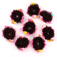 儿童假发女孩假辫子发饰韩版公主大卷发卡宝宝发夹可爱蝴蝶结饰品 假发发圈随机发[单个装]