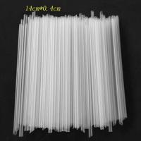 一次性吸管批发果汁豆浆奶茶细吸管彩色透明尖头加长加粗塑料吸管 透明色 3包600只16*0.6独立吸管