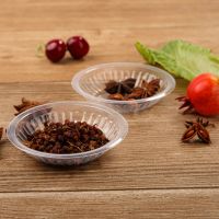 一次性调味碟酱料碟透明塑料碟醋碟小菜碟冷菜碟酱味碟子沾蘸料碟 透明一次性调味碟(120个)