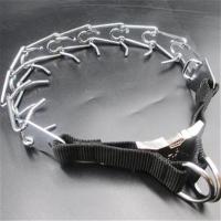 新款训练狗狗脖套刺激项圈带帽金属刺防咬遛狗防爆冲中大型犬用 刺激带刺项圈 带帽S脖围24-40CM