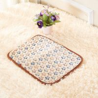 宠物猫垫狗垫凉席四季通用夏天宠垫物凉垫金毛睡垫空调垫宠物用品 白色星星 S号(40*30适合3斤内)