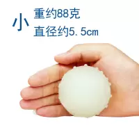 莱顽夜光浮水狗狗弹力球训练磨牙耐咬宠物狗防丢夜光发光狗玩具球 浮水夜光球(小号)