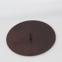 鸟笼托粪盘画眉鸟笼靛颏底盘底托鸟笼配件鸟用品塑料鸟笼圆笼底盘 老款平板简易直径29.5