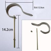 画眉鸟笼钩子四喜八哥鹩哥鸟笼挂钩提钩川笼钩广笼挂钩画眉笼配件 普通组装镀锌铁钩 (14厘米)