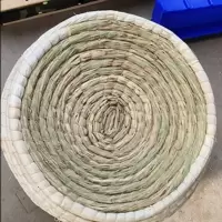 鸽子窝草窝玉米防翻窝稻草窝平底窝巢盆蛋窝信鸽赛鸽用品用具 防侧翻猫窝直径35厘米