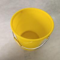 耐用塑料黄水桶户外夏令营通用水桶带字绿水桶宿舍手提水桶 黄水桶