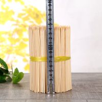 竹大师一次性竹签批发15 20cm*2.5mm烤肠热狗鱼丸签子酱香饼鸡排 长15厘米粗2.5毫米 2000根