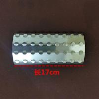 商用烧烤炉配件钢片玻璃片生蚝炉玻璃罩钢片保护罩炉盖片 小号长17cm钢片