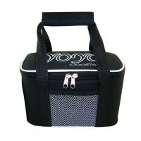 加厚户外冰包野餐包手提保冷袋冷藏保温包带饭便当包饭盒袋冰袋包 小号黑色+2个冰袋