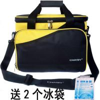 冰包保鲜包保温包加厚送餐包保温箱饭盒包便当包外卖箱午餐包 19L 黄黑色(19L)+送2个冰袋